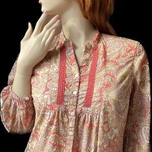 Van Heusen Ladies Medium Paisley Blouse